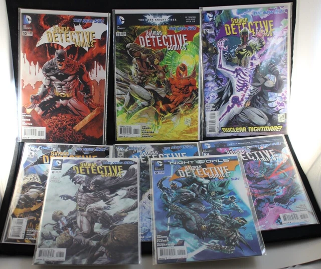 New 52 Batman Detective Comics 2 6 7 8 9 10 11 12 Tony S. Dan Comic Lot VF-NM