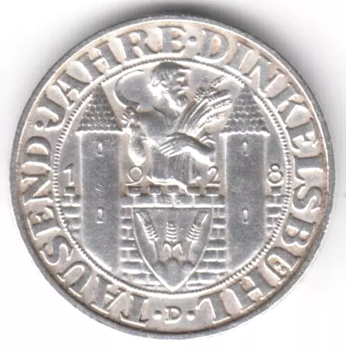 Dinkelsbühl, 3 Reichsmark 1928