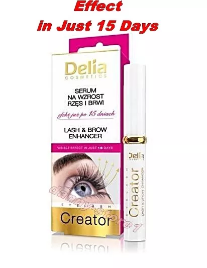 Delia Cosmetics Eyelash Creator 7ml Lash & Brow Enhancer Effect in Just 15 days