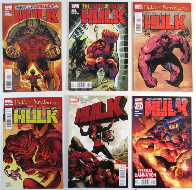 Hulk Lot of 6 #40,41,42,44,47,49 Marvel Comics (2011) NM 1st Print Comic Books