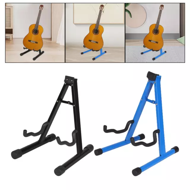 Electric Guitar Stand A Frame Floor Standing Guitar Holder for Acoustic Guitar