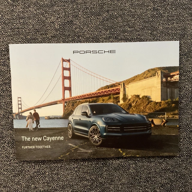 2023 2024 PORSCHE Cayenne Launch New Gt Turbo S Brochure EUR 15,10