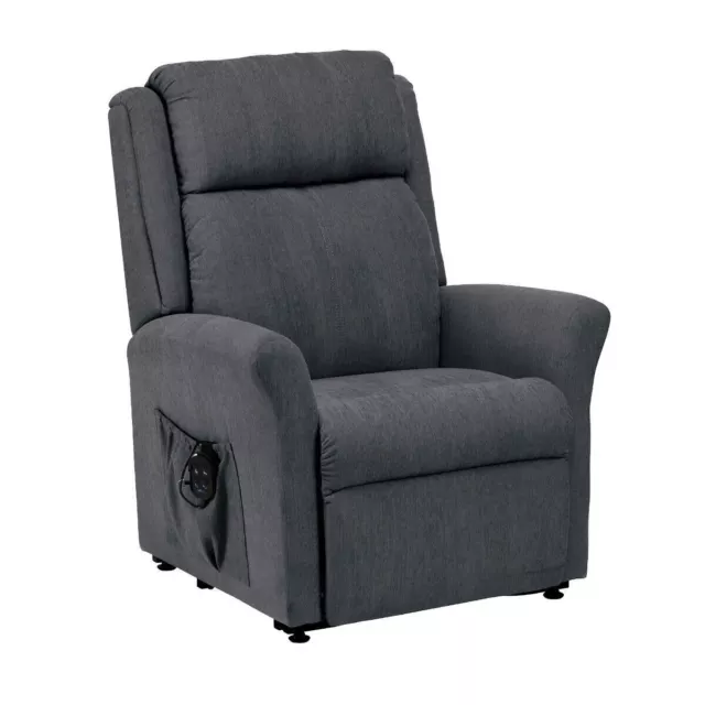 Drive Memphis Dual Motor Fabric Memory Foam Seat Rise Recliner Chair Armchair