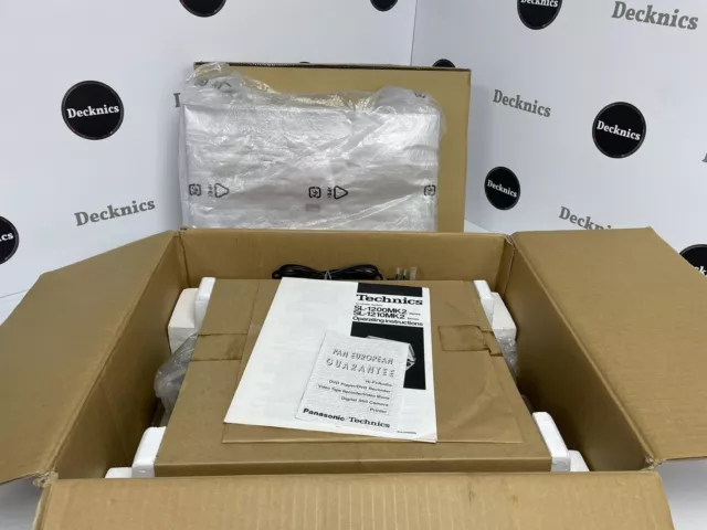 NEW UNUSED BOXED Technics SL-1200MK2 Turntable - 5 Year Warranty - SL1210