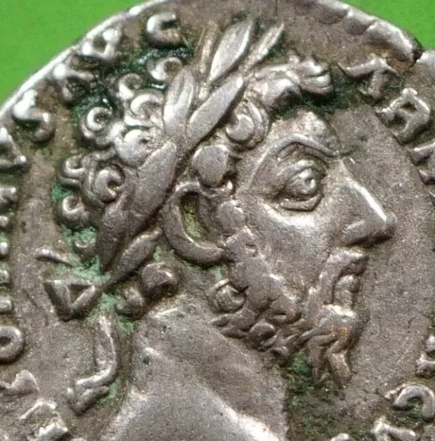 Roman Imperial Silver ar Denarius of Marcus Aurelius   VICTORY