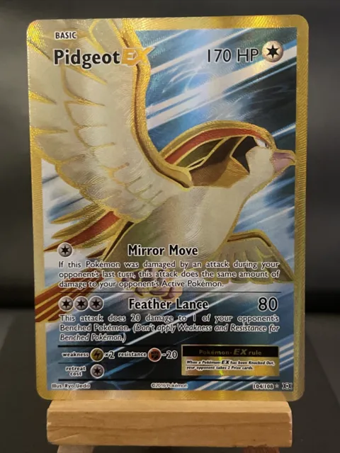 Pokemon Card Pidgeot EX 104/108 XYEvolutions Full Art NM