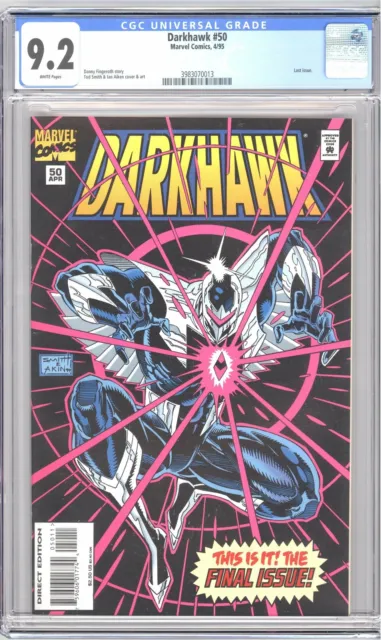 Darkhawk #50 4/95 Marvel Comics CGC 9.2