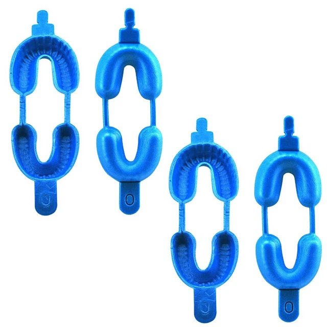 100pcs Fluoride Arch Foam Trays Disposable Dual Arch Trays Gel or Foam-US Warehn