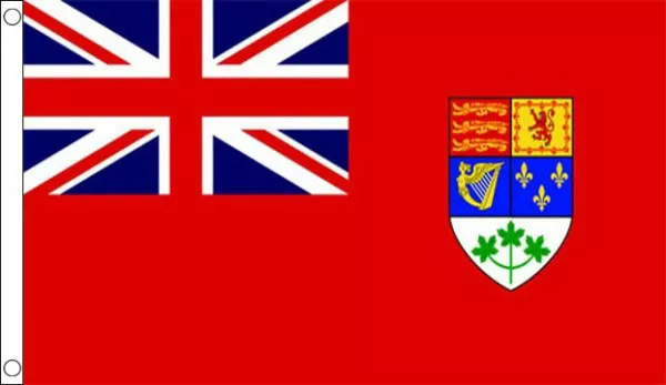 CANADIAN RED ENSIGN WW2 5' x 3' Canada Flag 1921-1957 World War ll