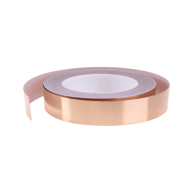 HEAT RESISTANCE EMI Shielding Long Grounding Portable Wrap Copper Foil ...