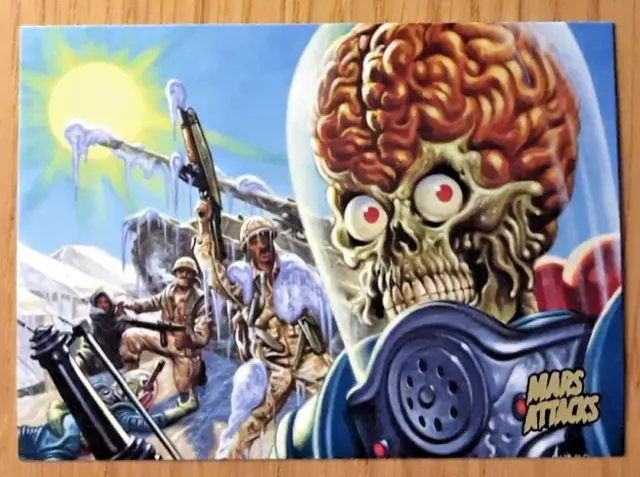 Mars Attacks  Invasion 2013  Gold Card 15 Frozen Desert