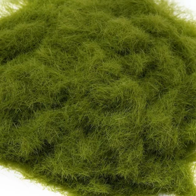 Nylon Artificial Grass Model Railway Lawn Grass Powder Green Scenery 30g 3mm