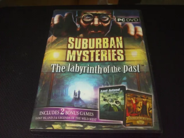 Suburban Mysteries - The Labyrinth of the Past & 2 Bonus Games (PC DVD, 2013)