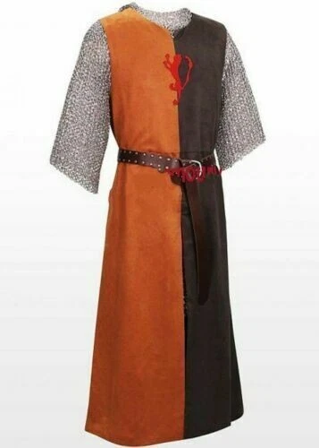Medieval Renaissance Lionheart Tunic Knight tabard Sleeveless Surcoat SCA Larp