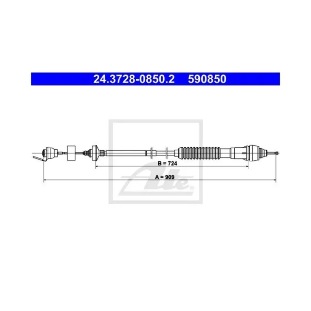 ATE Kupplungsseil für Citroen Berlingo Peugeot Partner 1.6 -2.0