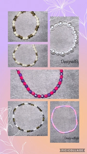 Beaded And Faux Pearl Bracelets - Birthday Gift, Kids, Adults, Lots Of Colours