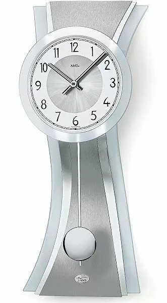 Ams 7268 Moderne Horloge Murale Avec Mécanisme à Quartz, Alimenté par Pile