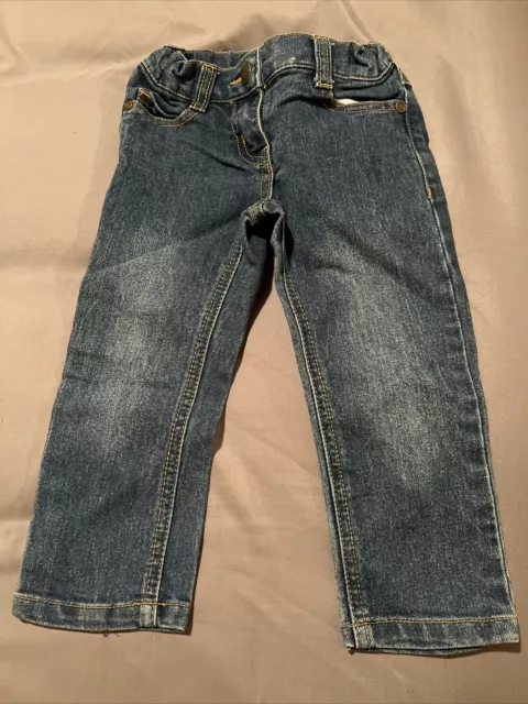 Baby Boys Denim Jeans Size 1 EUC