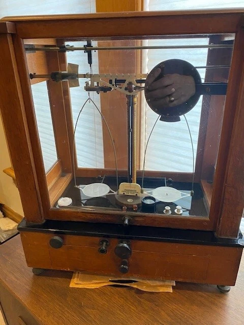 ANDTIQUE Christian Becker "Chainomatic" Analytical Balance-working condition