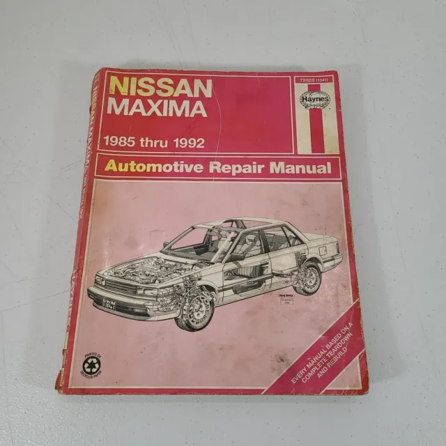 Nissan Maxima 1985-1992 Tuneup Service Repair Manual 1986 1987 1988 1989 1990 91