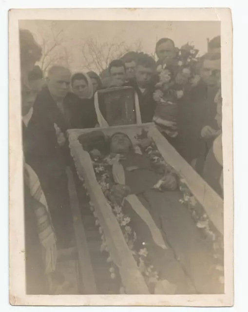 Photo Post Mortem Photos Funeral Young man Soldier