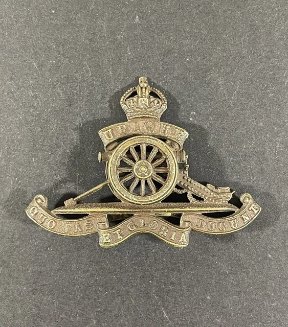 WW1 BRITISH ARMY, Royal Artillery Officer's Cap Badge £20.00 - PicClick UK