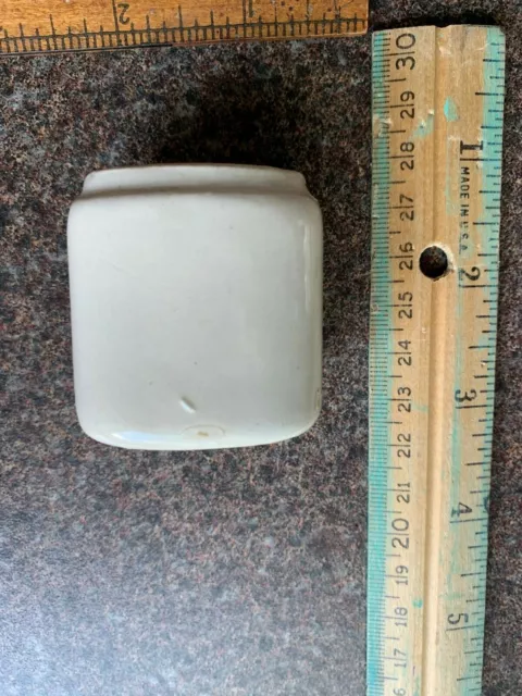 Vintage Small White Container Japan