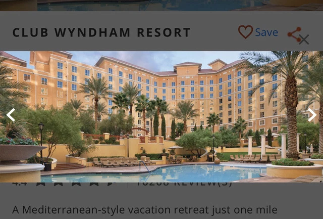 Wyndham Grand Desert Las Vegas NV - 1 Bedroom Suite Oct 15 - 18 2023 Formula 1