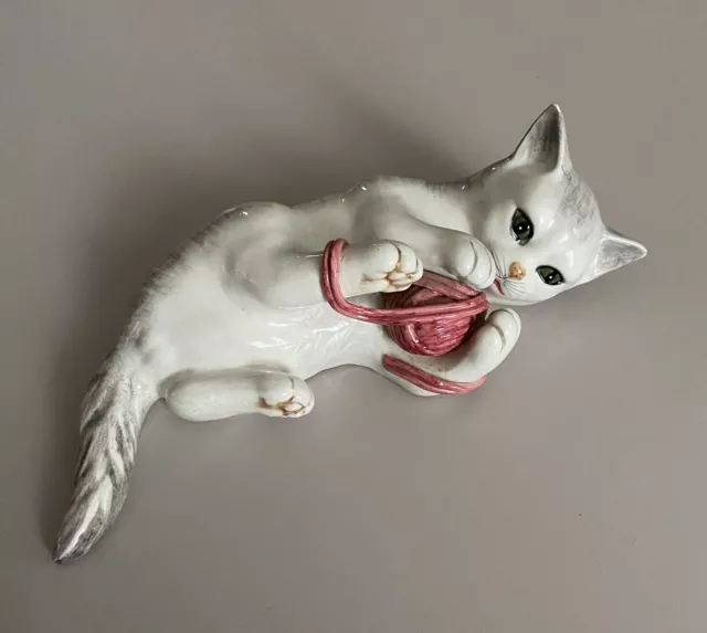 Ceramica Antica Statuine Gatto Soprammobili Vintage Arredamento Regalo Vintage