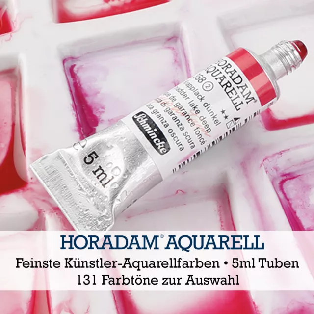 (1L = 1998 EUR) Schmincke Horadam Aquarell, Tube 5ml, feine Künstlerfarben