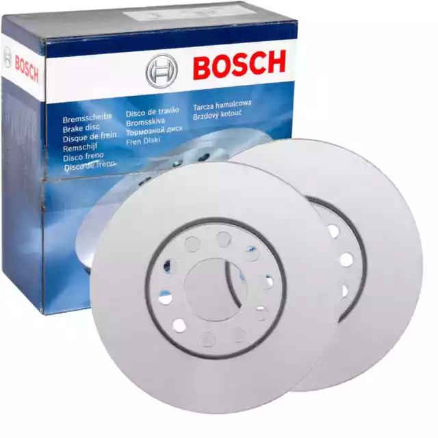 2X BOSCH Disques de Frein 288mm Ventilé Avant Pour Skoda Superb VW Passat