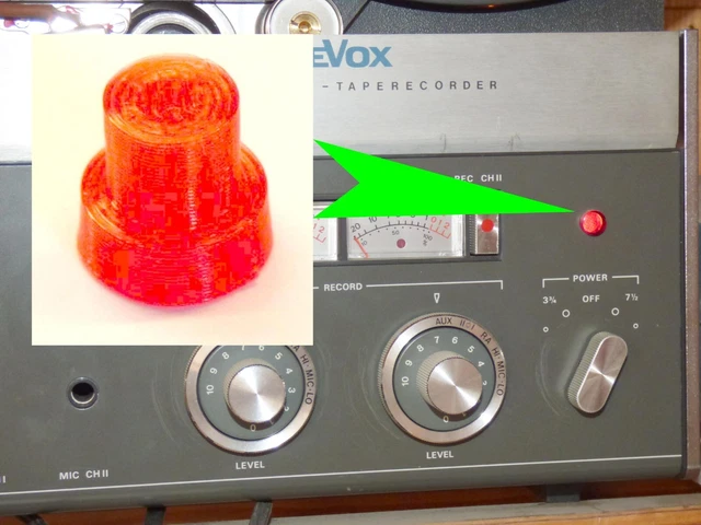 Façade De Passage De Bande Pour Revox A77 (version MKIV) - Bon état Fonctionnel