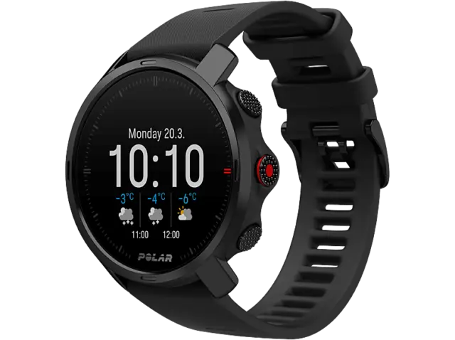 Reloj deportivo - Polar Grit X, Negro, Bluetooth, 1.2", GPS