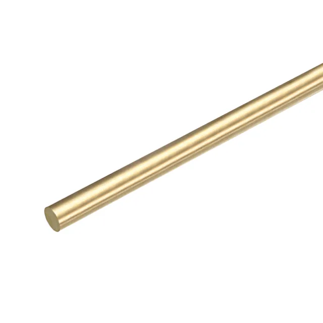 3/8 Inch Brass Solid Round Rod Lathe Bar Stock, 100mm Length for DIY  1Pcs