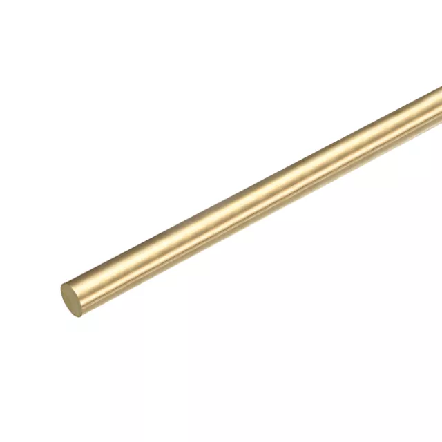 3/8 Inch Brass Solid Round Rod Lathe Bar Stock, 100mm Length for DIY  1Pcs