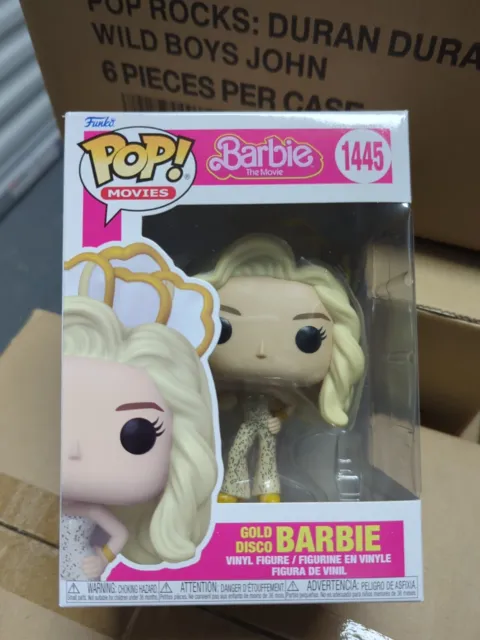 Funko Pop! Movies Barbie Gold Disco Barbie Figure (In Stock)