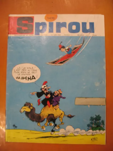 Le Journal de Spirou N° 1470 du 16/06/1966. 29ème année. Dupuis EO