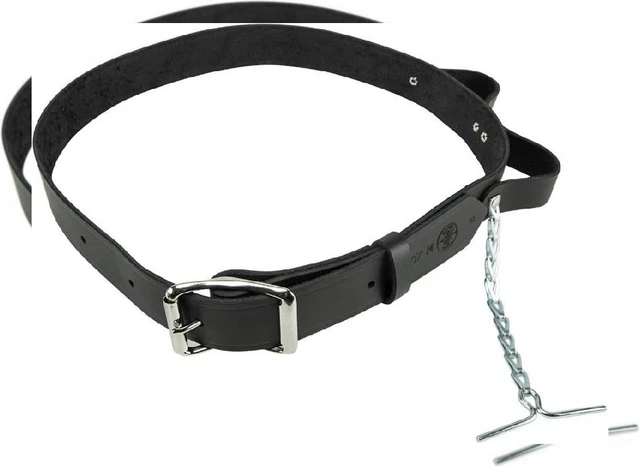 Klein Tools 5207M Electrician's Leather Tool Belt, Medium