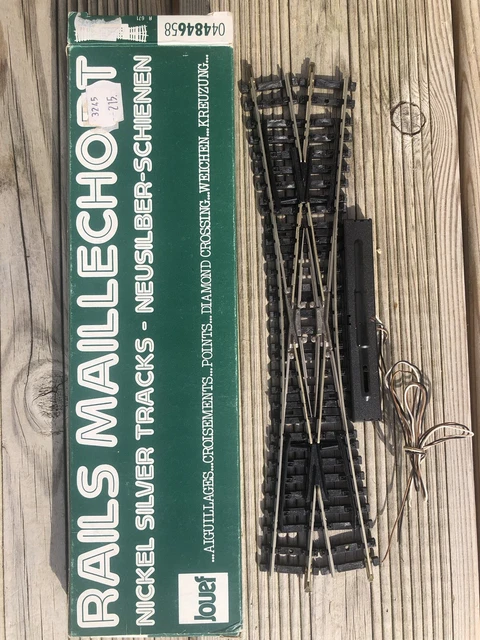 Aiguillage électrique Jouef HO – Gauche – Voie Deux Rails – Occasion