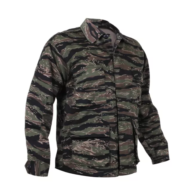 US Bdu Tigerstripe Army Jacke Tiger Stripe Military Shirt Small Regular