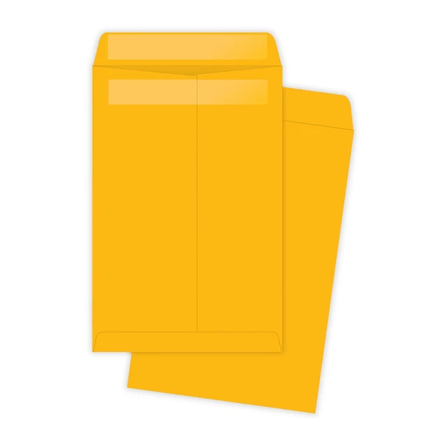 Redi-Seal Envelope, Plain, 28Lb, 6"x9", 100/BX, Kraft