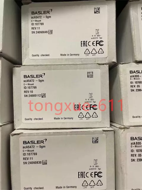 Brand new Basler acA5472-5gm Via FedEx or DHL