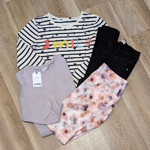 Girls Clothes Bundle Age 10 11 Next George Leggings Jeans Tops