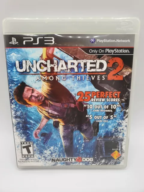 Uncharted 2: Among Thieves Sony PlayStation 3 PS3  2009 Complete with Manual