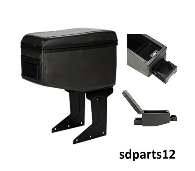 Console Centrale Accoudoir Universel Noir Pour Dacia Logan, Sandero, MCV - Console Centrale Confortable Et Réglable Appuie-bras Universel - Foto 13