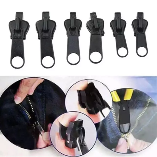 6pcs Zipper Repair Universal Instant Zipper Repair Replacement Zipper