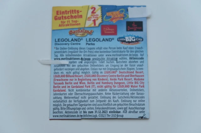 2 per 1 coupon Heide Park Legoland Gardaland Dungeons BigCity fino al 12/23 3