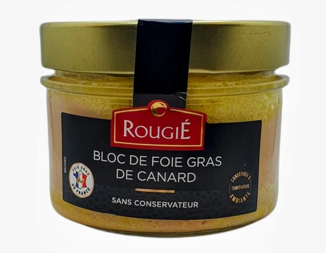 Rougie' Bloc di Fegato d'Anatra 180 gr. vasetto in vetro