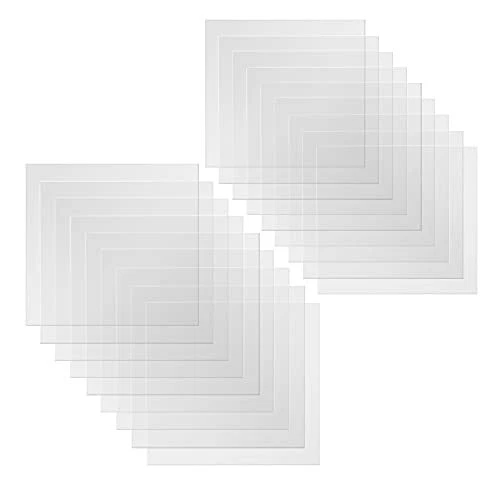 15 hojas de plantillas Mylar en blanco, 10 mil 8 x 8 pulgadas