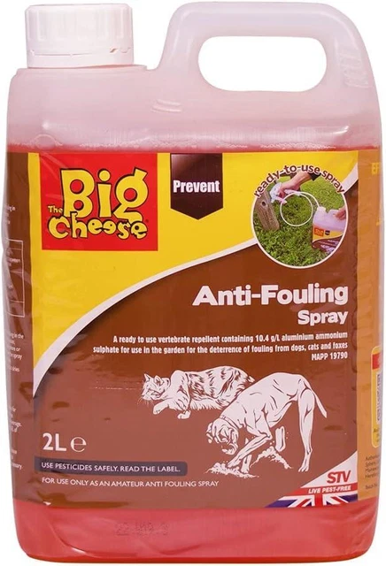 The Big Cheese  Cat and Dog Scatter 2L Ready-Use-Spray Multicolour New